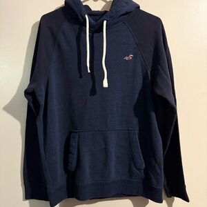 Y2K Hollister Men’s Dark Blue Hoodie